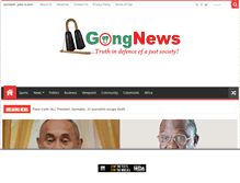 Tablet Screenshot of gongnews.net